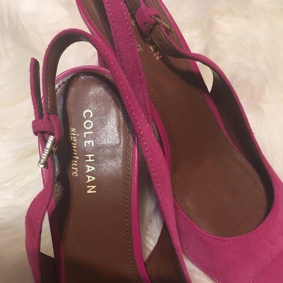 cole haan pink flats